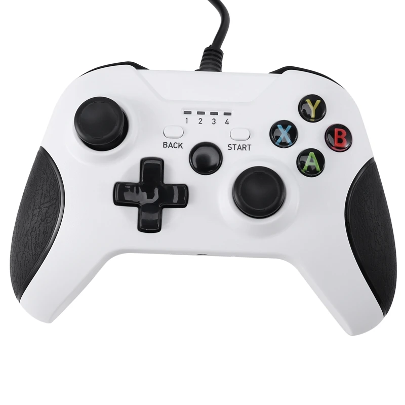 

USB Wired Controller Controle PC Gaming Gamepad For One Gamepad Controller For Windows PC White
