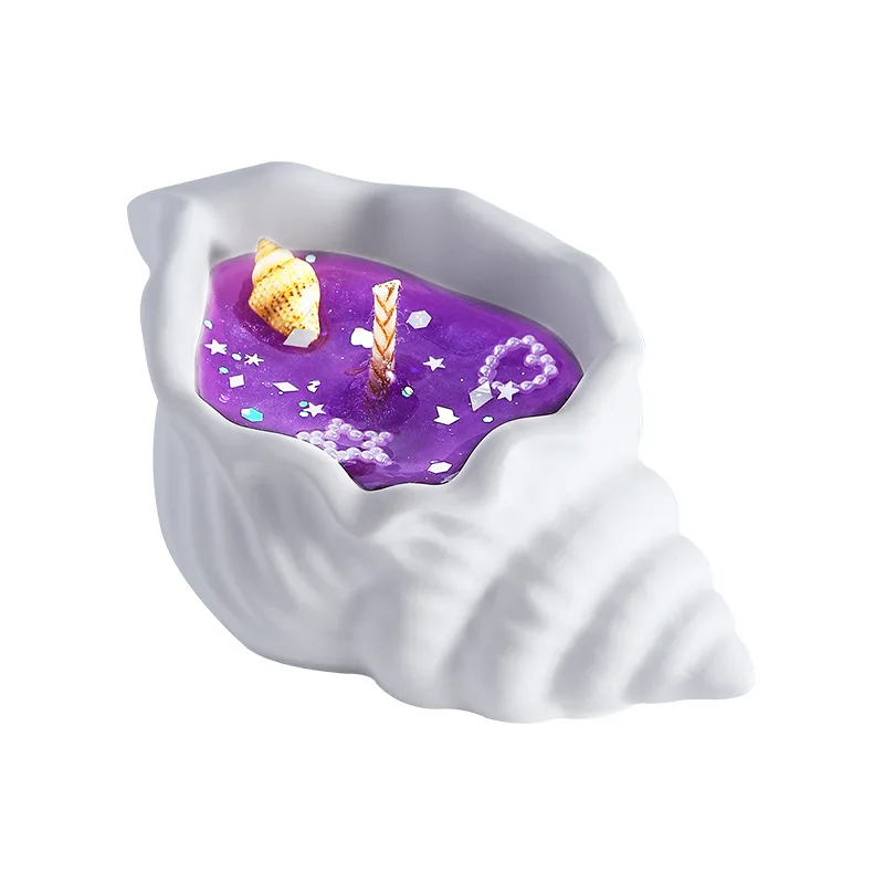 Свеча из ракушек морская звезда ракушка ароматерапевтические свечи орнамент