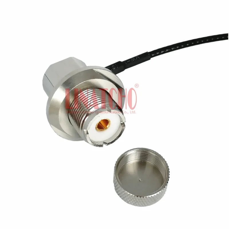 5 Meters Black Low Loss Coaxial RG316 PL259 UHF Male to SO239 Female TM-271 FT-1807 Car Radio Antenna Cable