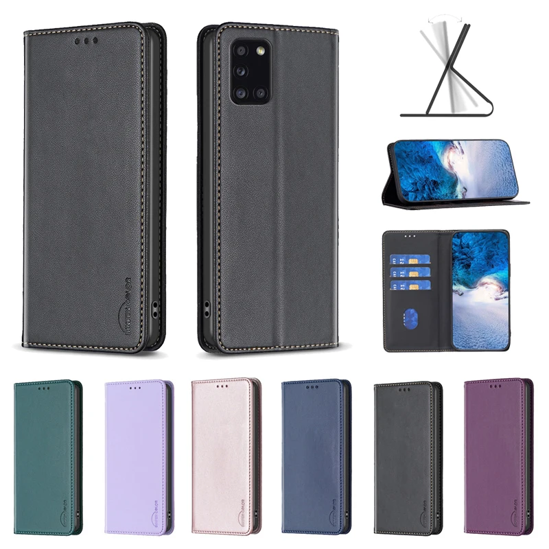 

Magnetic Wallet Case For Samsung Galaxy A12 A52 A72 A51 A71 A22 A32 A42 A31 A41 A03S A02S A52S Flip Leather Cover with Card Slot
