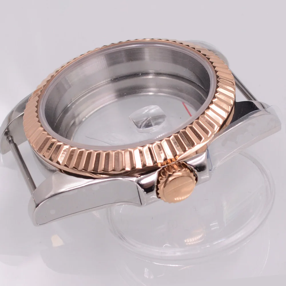 Корпус для часов из сапфирового стекла 40 мм подходит механизма Seiko NH34 NH35 NH36 PT5000