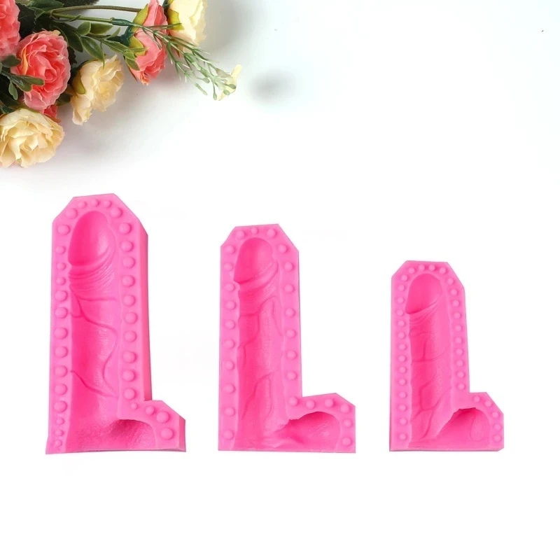 3d silicone sexy adults mold men penis shaped candle soap mould diy fondant cake decorating tools chocolate mold kitchen gadgets free global shipping