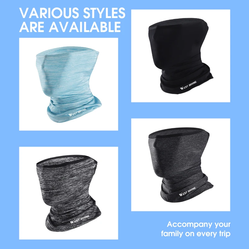 Летний дышащий шарф для езды на велосипеде и бега с защитой от пота