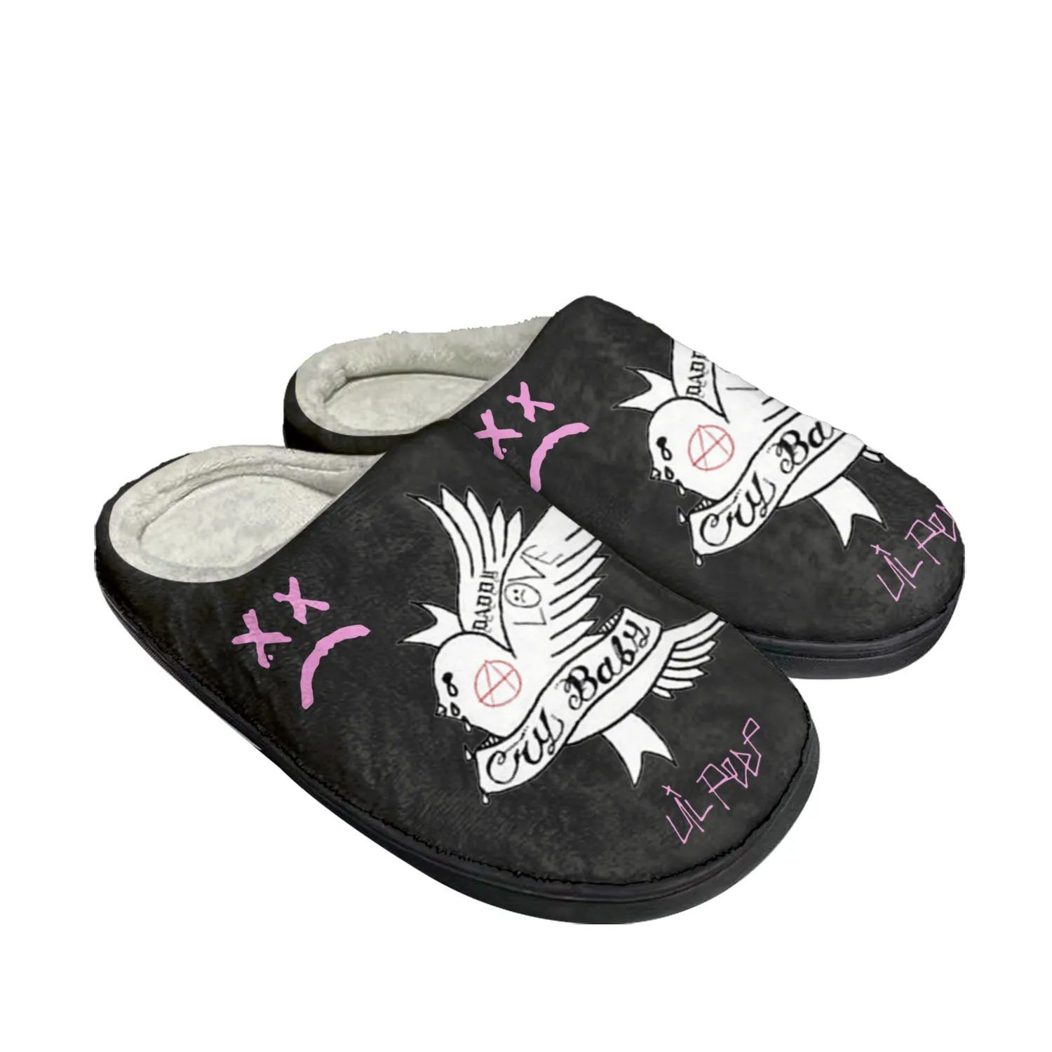 Hot Hip Hop Rapper Lil Peep Home Cotton Custom Slippers Mens Womens Sandals Plush Bedroom Casual Keep Warm Shoe Thermal Slipper