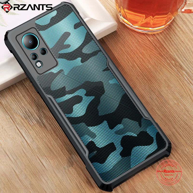

Rzants For Infinix Note 11 Case Hard [Camouflage] Shockproof Slim Camera Protection Cover