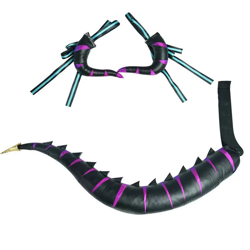 Виртуальный певец Вокалоид Маленький Дьявол Мику косплей костюм парик платье