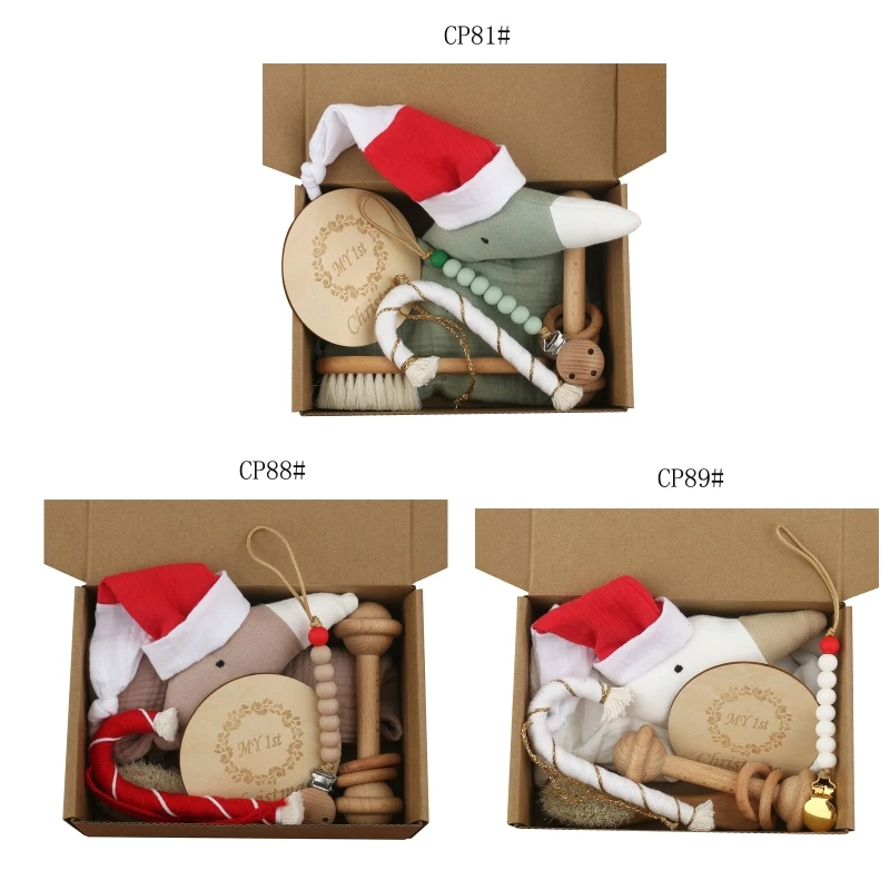 

6 шт., детская погремушка из Букового дерева