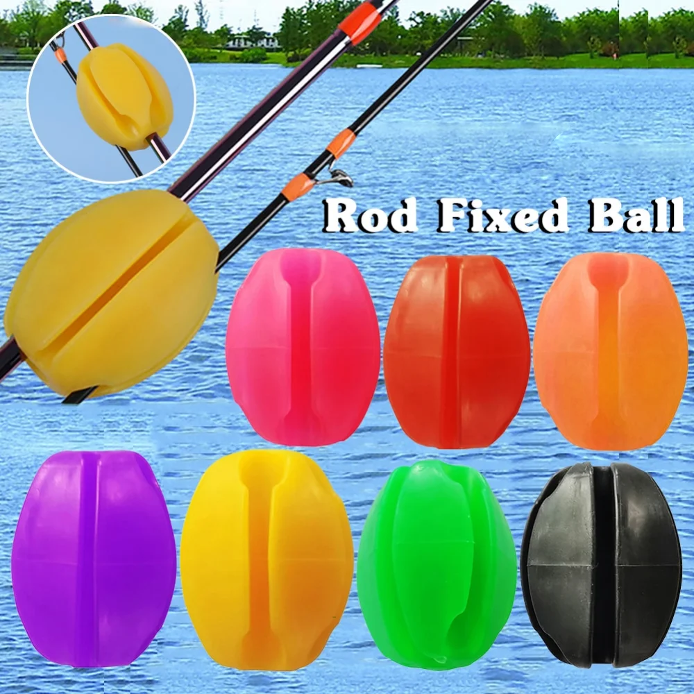

Mini Fishing Rod Fixed Ball Rod Ball Protection Anti-Collision Rod Retractor Fishing Rod Stopper Fishing Accessories
