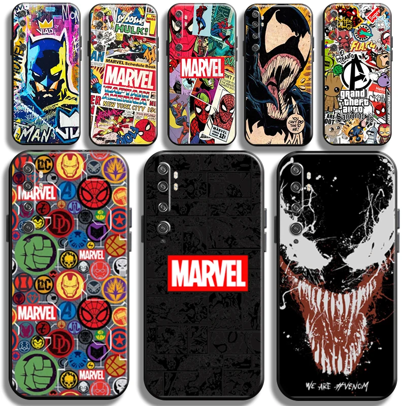 

Marvel Logo For Xiaomi Mi CC9 Mi CC9e Mi CC9 Pro Phone Case Soft Cases Funda Shell Cover Carcasa Full Protection Back