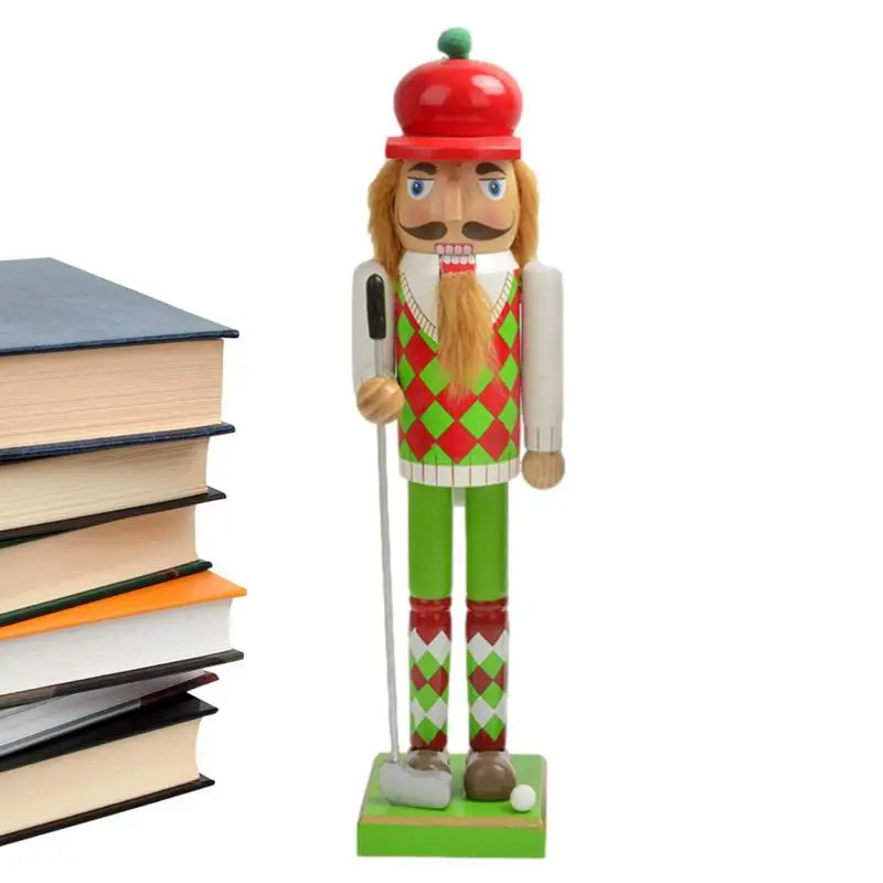 

Гайковёр, Рождественский Декор, 15 деревянных гольфов, Санта-Клаус с красными Головными Уборами, надежные праздничные украшения для Рождест...