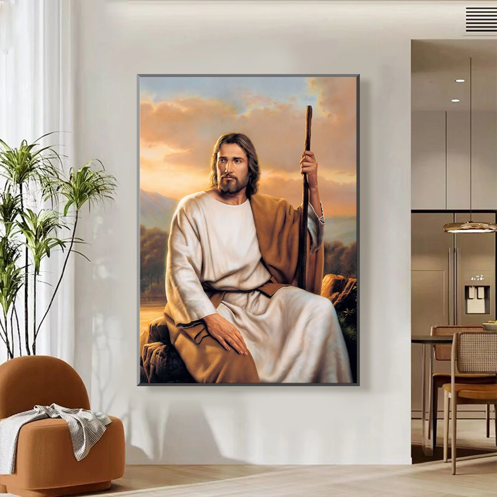 Картина на холсте с изображением Иисуса Христа Симон девей