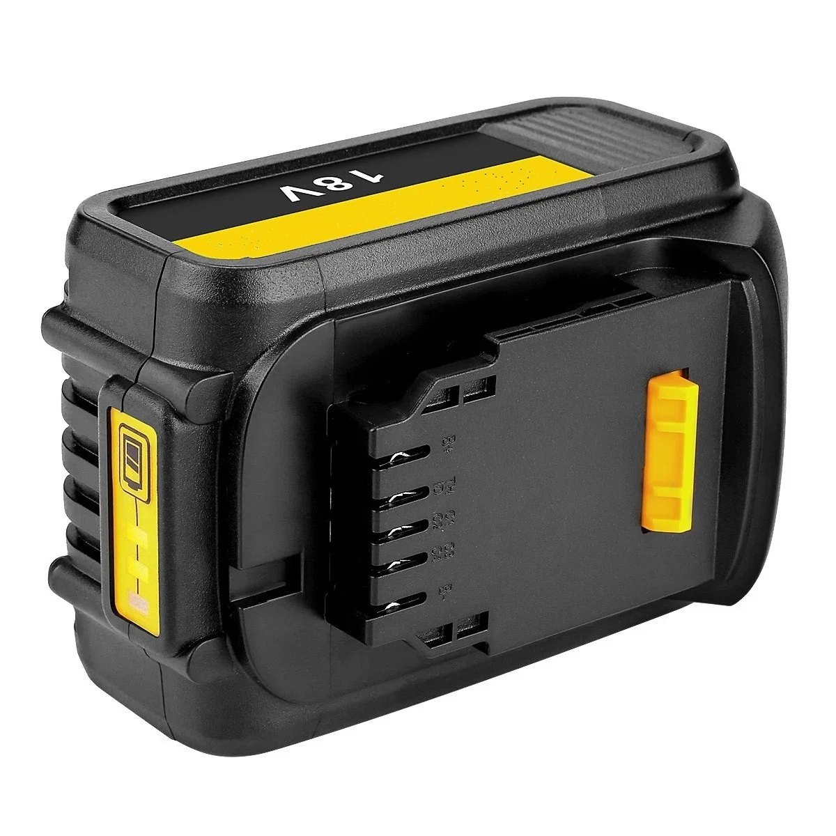 

100% перезаряжаемый аккумулятор для электроинструментов DeWalt 18 в 6000 мАч со светодиодсветодиодный литий-ионной заменой DCB205 DCB204-2 20 в DCB206