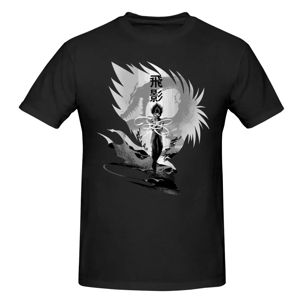 

Yu Yu Hakusho Hiei T Shirt Cotton Short Sleeve Custom T Shirt Homme