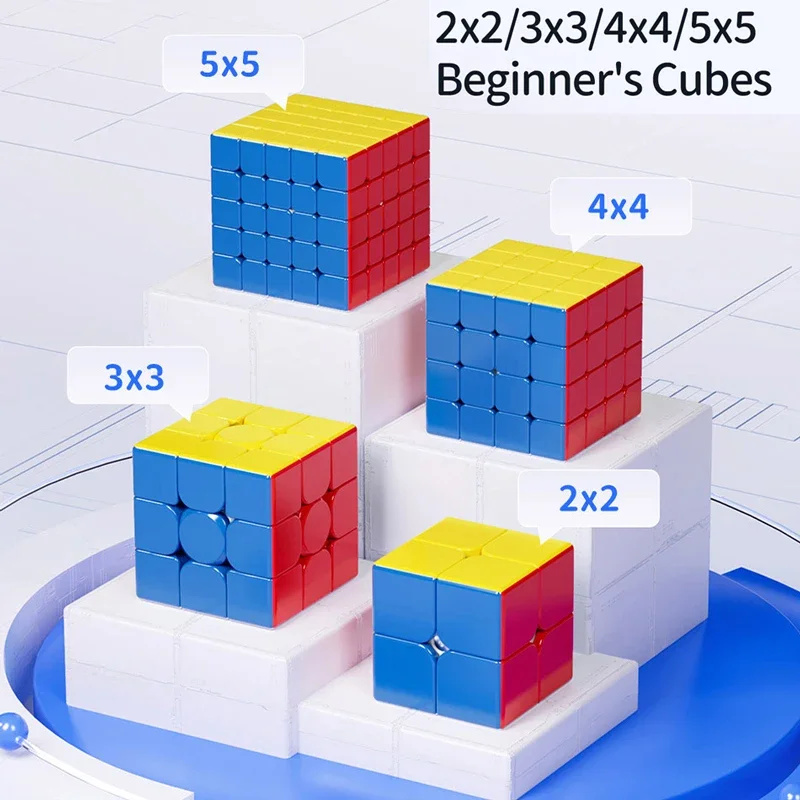 Infinity Cube Meilong M Магнитный магический куб 3X3 4X4 5X5 Пирамидка Megaminx Профессиональный 3x3x3