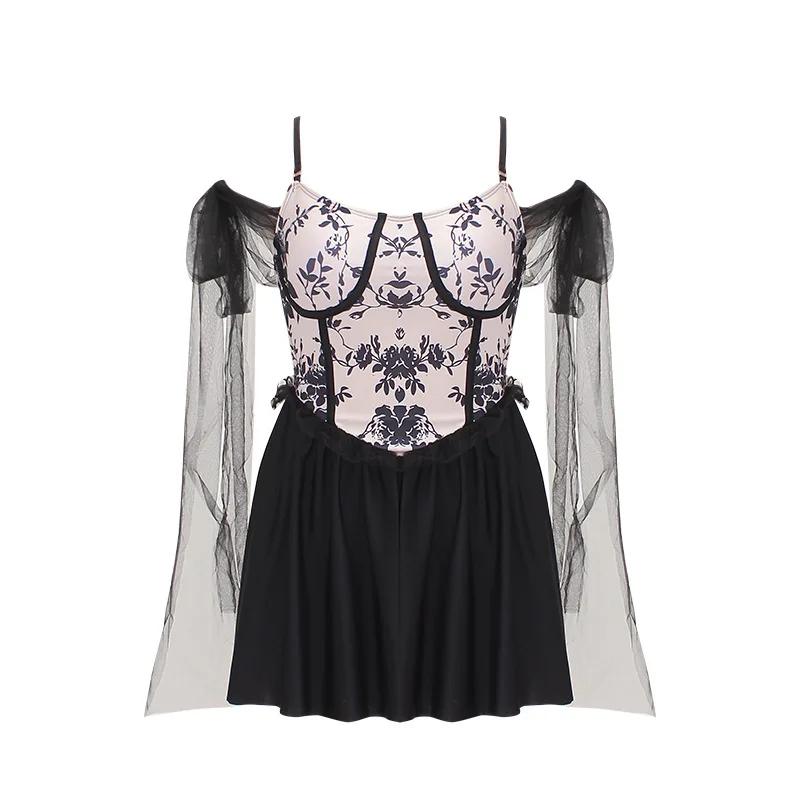 Купальник пуш-ап для девочек женский купальный костюм сплошной купальник в