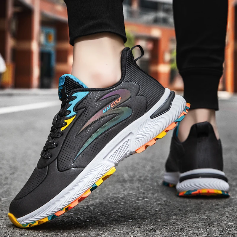 Men's Running Sneakers Men's Professional Walking Fitness Shoes Brand Light Training Tennis Sneakers Men's Comfortable Sneakers