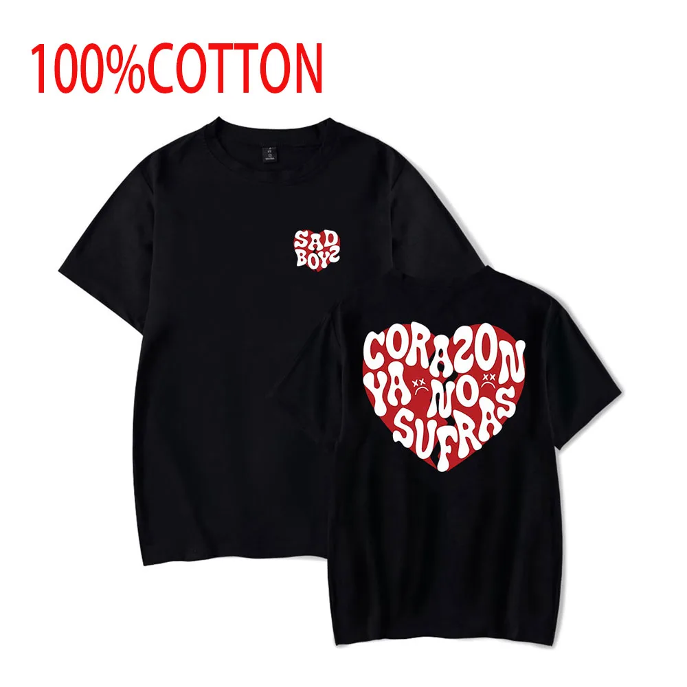 Футболка Junior H No Sufras Sad Boyz футболки с туром летняя женская/мужская модная