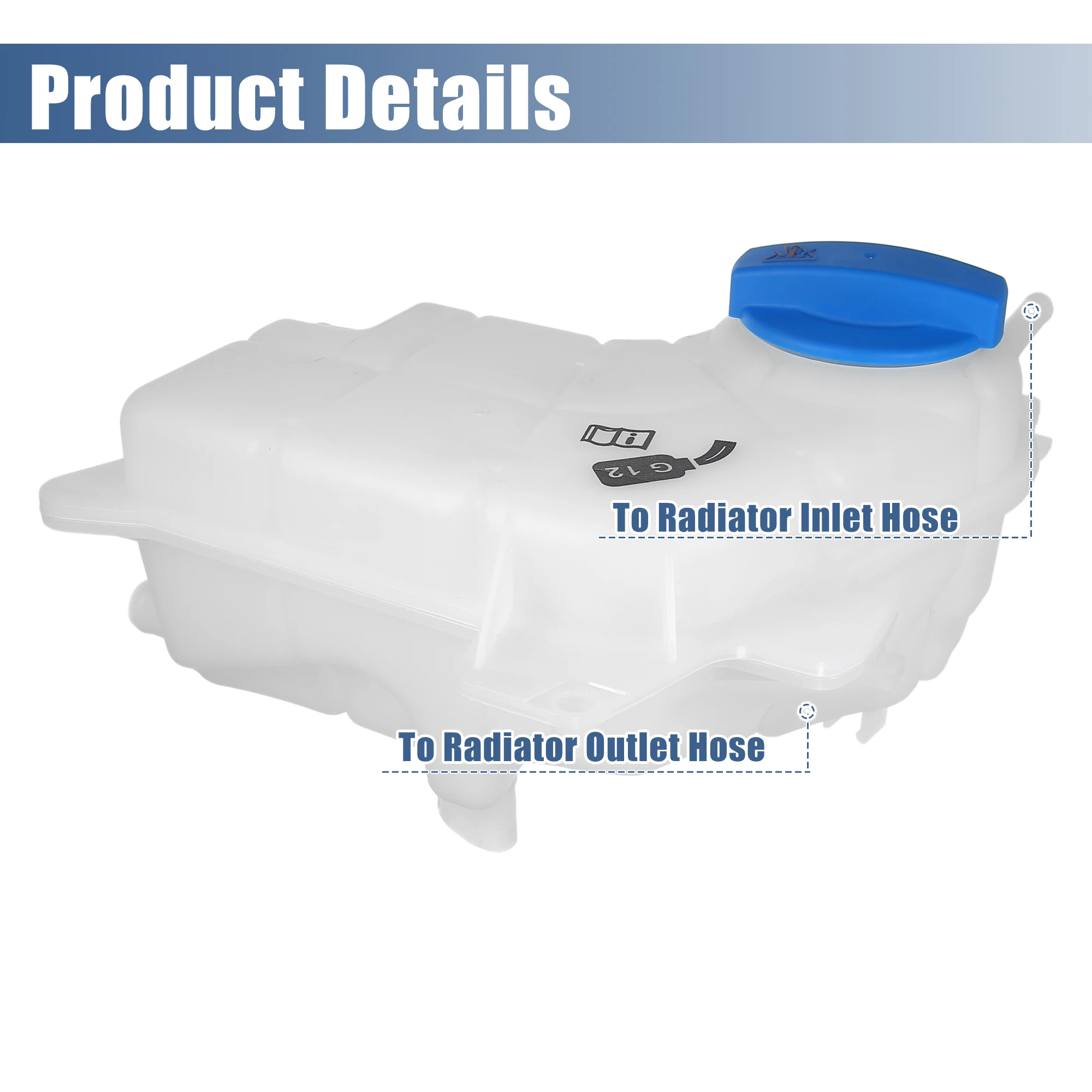 Бачок радиатора охлаждающей жидкости UXCELL 8E 0121403 Расширительная бутылка перелива