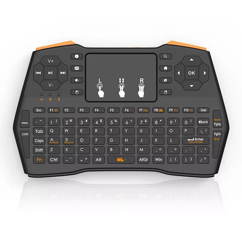 

Мини-клавиатура i8 Plus с RGB-подсветкой, 2,4 ГГц, Воздушная мышь, беспроводная клавиатура, пульт дистанционного управления, тачпад для Android TV, ПК, ...