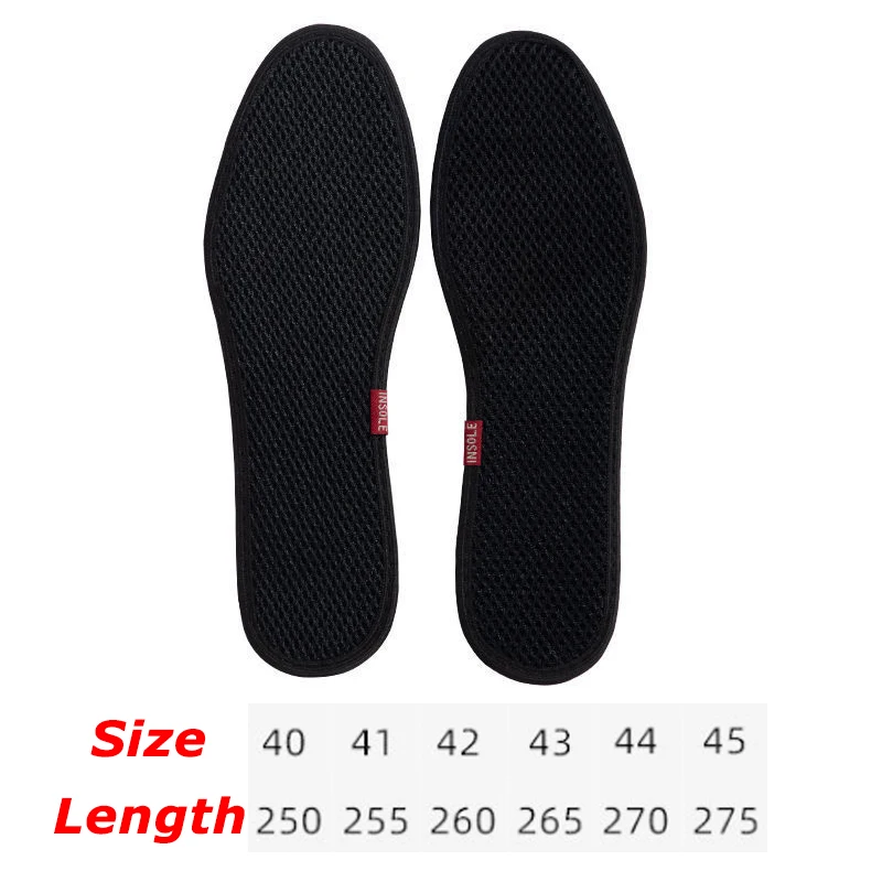 2pcs Deodorant Insoles Breathable Absorb-sweat Bamboo Charcoal Insert Insole Unisex Sports Shoes Mesh Ventilate Shoe Sole Pads
