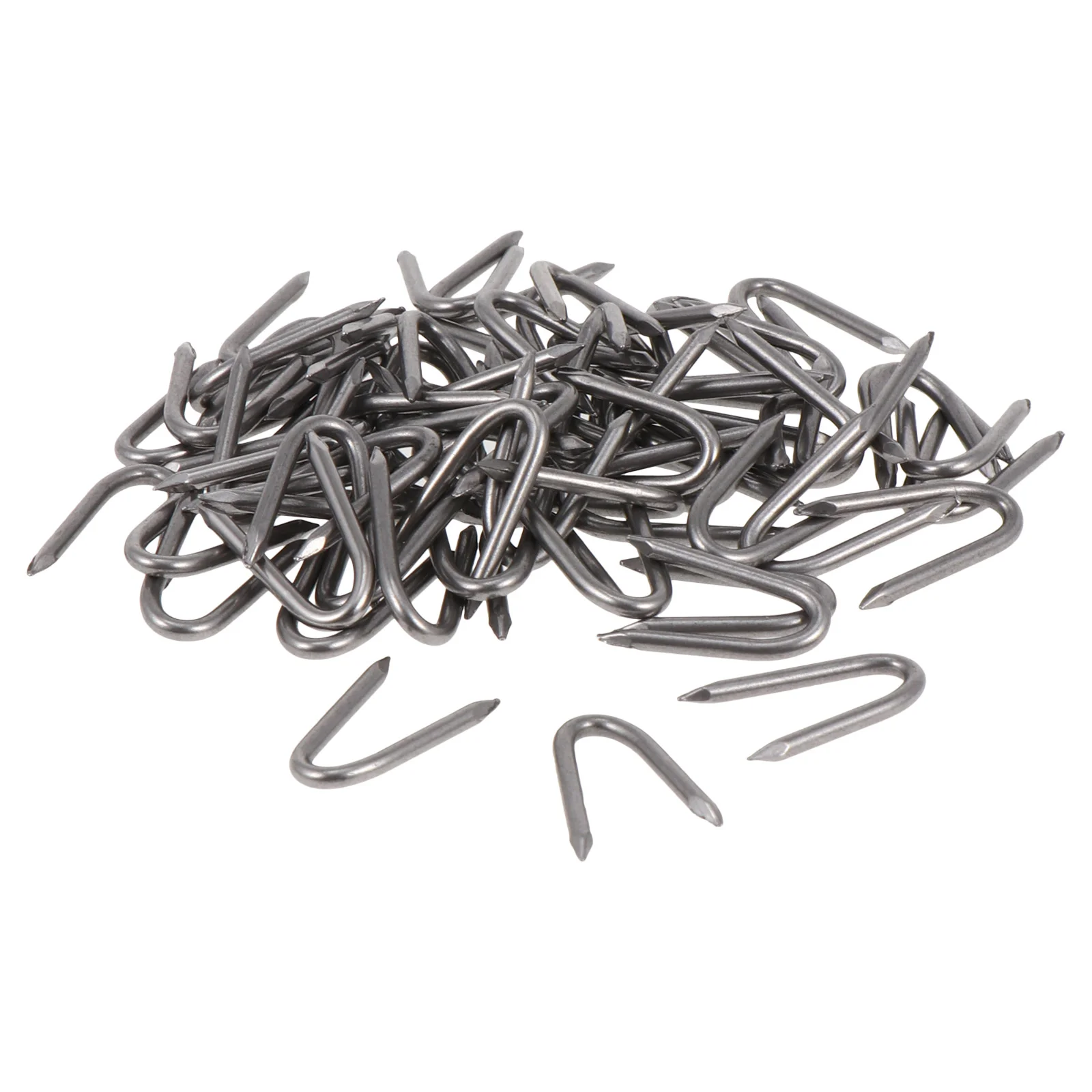 

70 Pcs Fence Nails Mesh Fence Fence Staple Pin Netting U Staple Nail U- Type Turf Staples Iron Garden Stakes