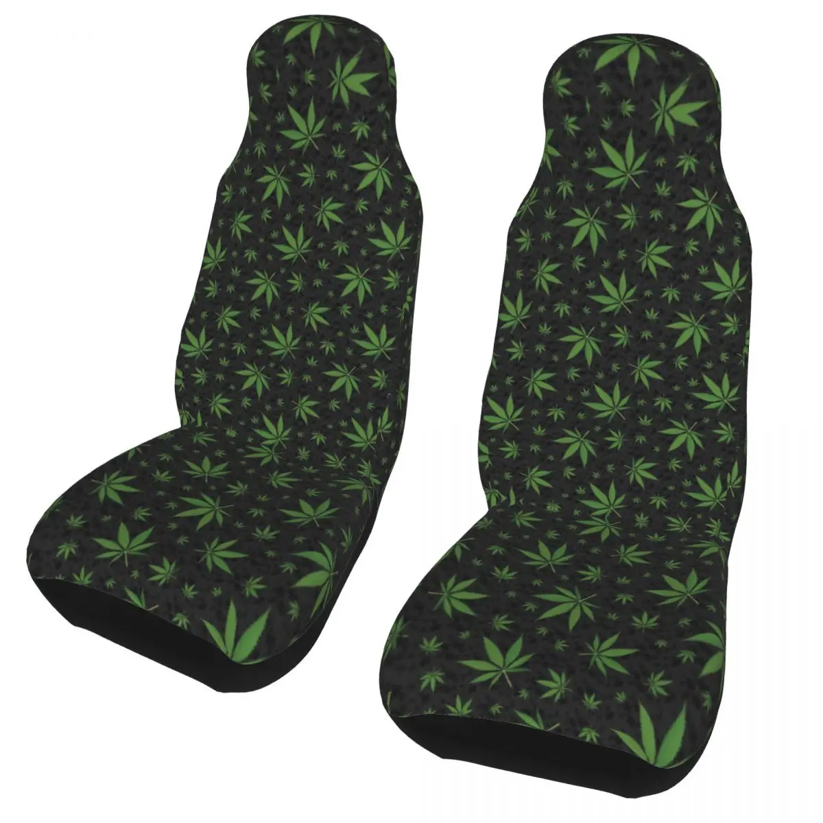 

Weed Leaf Pattern Universal Car Seat Cover for most cars Travel Pot Leaf Herb Car Seat Mat Polyester Car Accessories