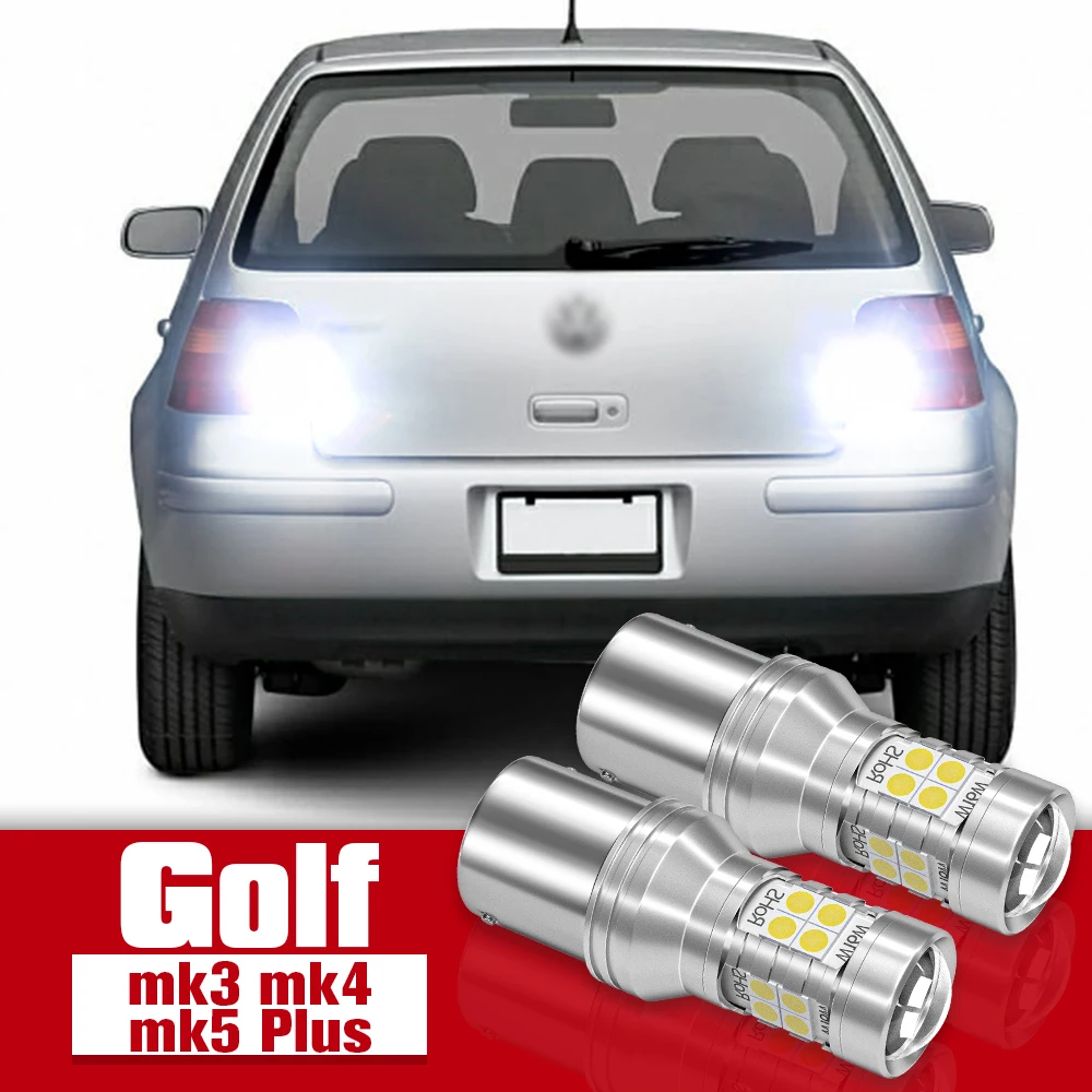 2pcs Reverse Light Accessories LED Bulb Lamp For VW Volkswagen Golf 3 4 5 mk3 mk4 mk5 Plus 1997-2013 2005 2006 2007 2008 2009