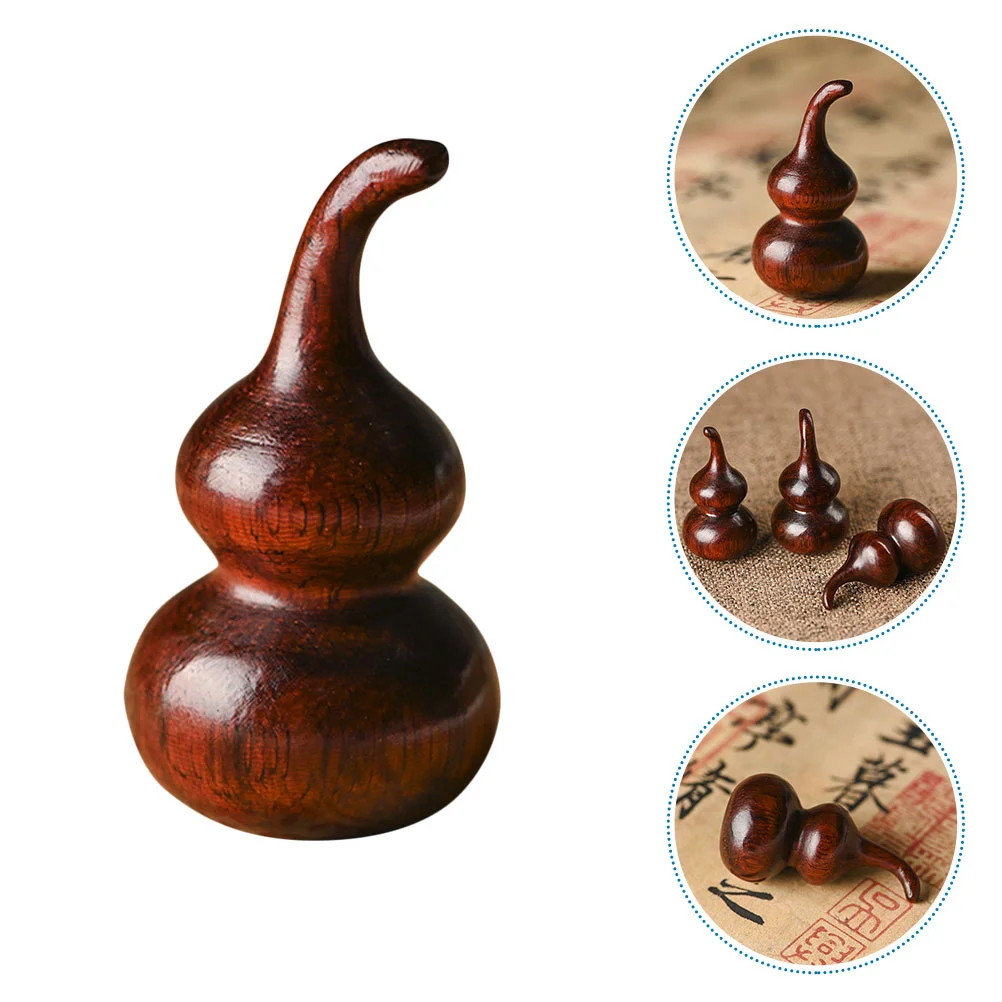 

Natural Home Home Decor Decoration Gourd Decor Gourd Craft Wooden Gourd Chinese Gourd Wealth Gourd Statue