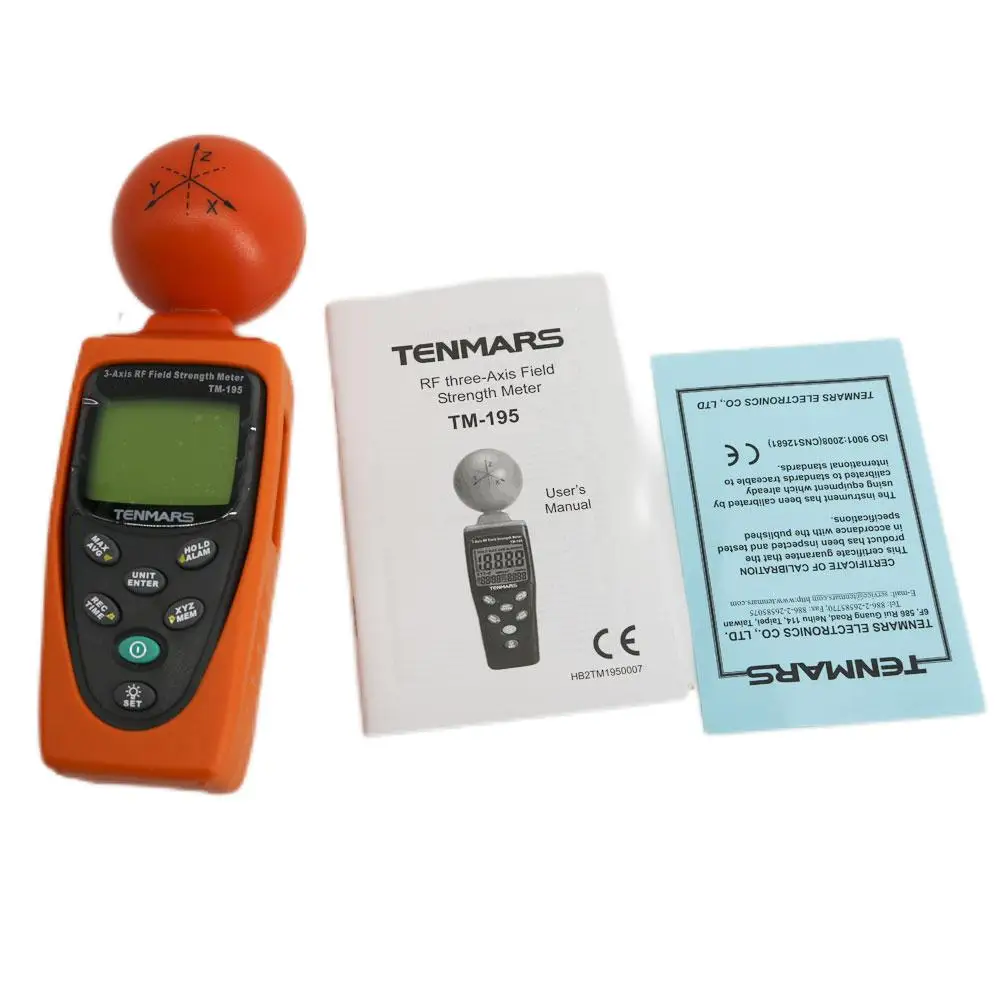 TENMARS TM-195 3-осевой радиочастотный (РЧ) тестер силы электромагнитного поля 50 МГц ~ 3 5