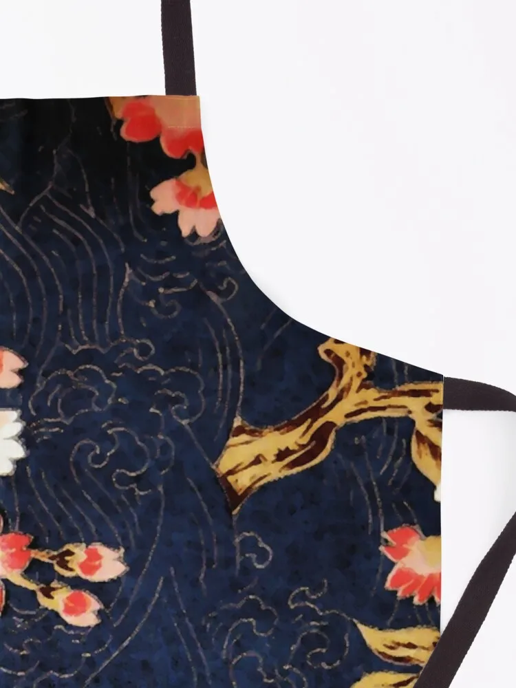 Розовые красные белые весенние цветы в темно-синем японском стиле искусственная