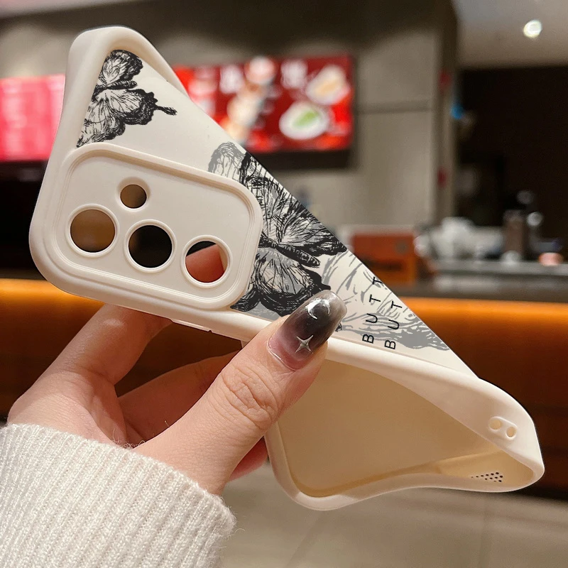 Чехол с рисунком бабочки для Samsung Galaxy S24 Ultra S23 S22 S21 S20 FE A14 A34 A15 A35 A52 A53 A54 A55 5G