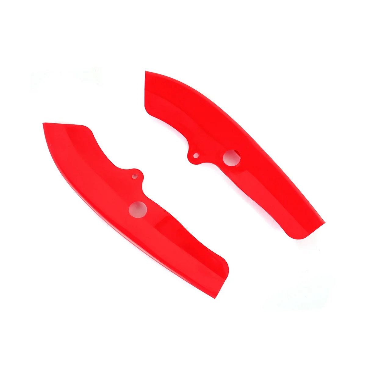 

For Pack 68327082AA 68327083AA Front Bumper Lip Splitter Spoiler Trim Cover Red