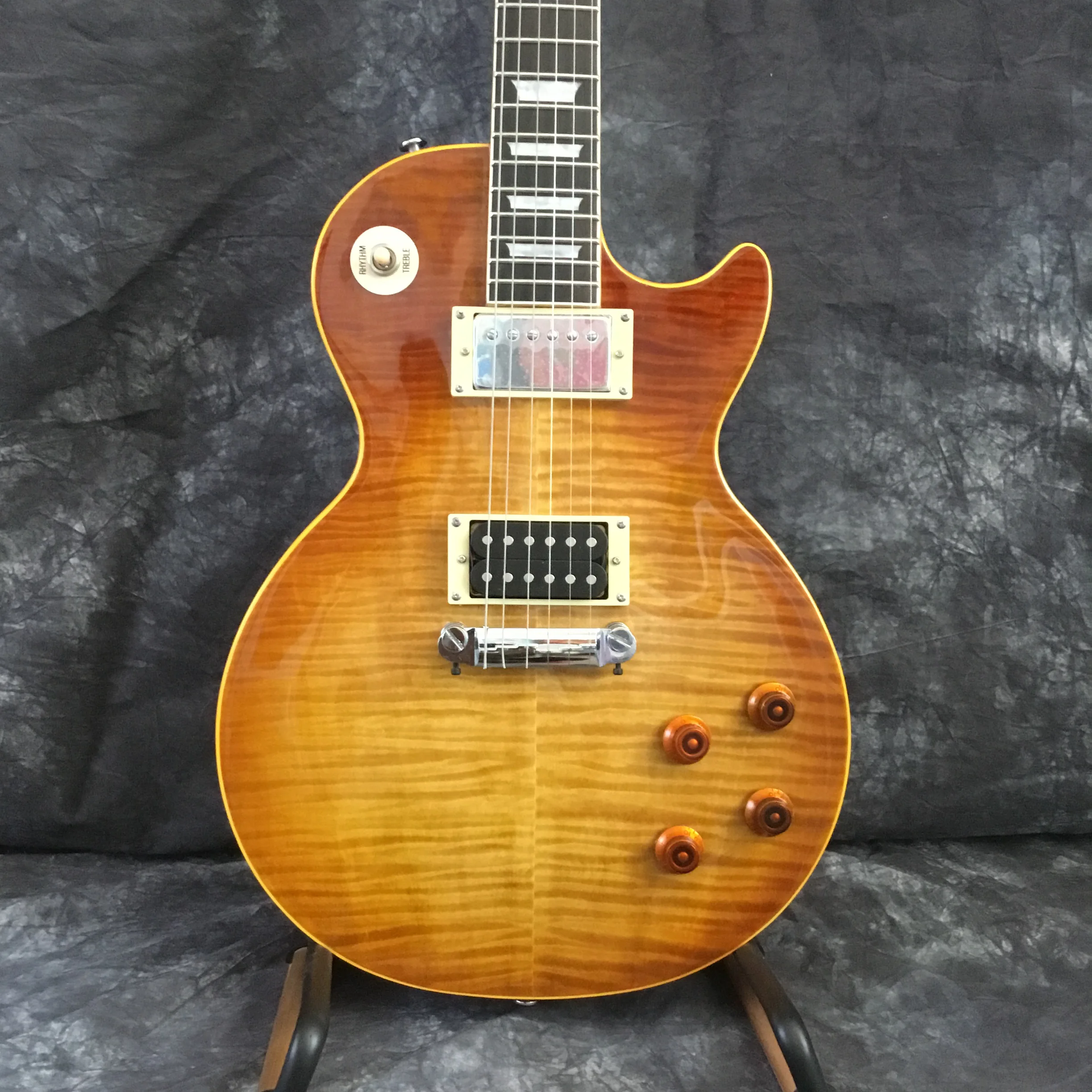 

Wholesale custom shop 1959 R9 Tiger flame electric guitar 59 standard high quality electric guitar free shipping