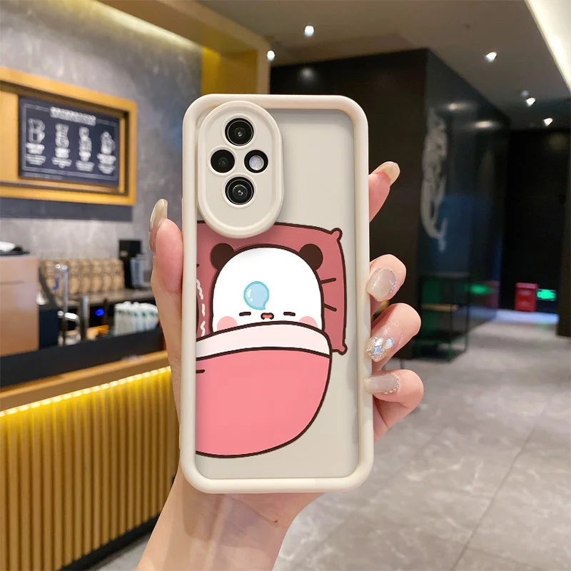 Милый чехол для телефона Bubududu Panda Couple Honor Huawei 200 70 90 Lite Mate 20 Pro Nova 10 P20 30 40 9X X8 мягкий