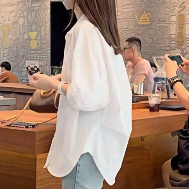 Весенне-осеннее женское пальто с длинными рукавами женская модная свободная