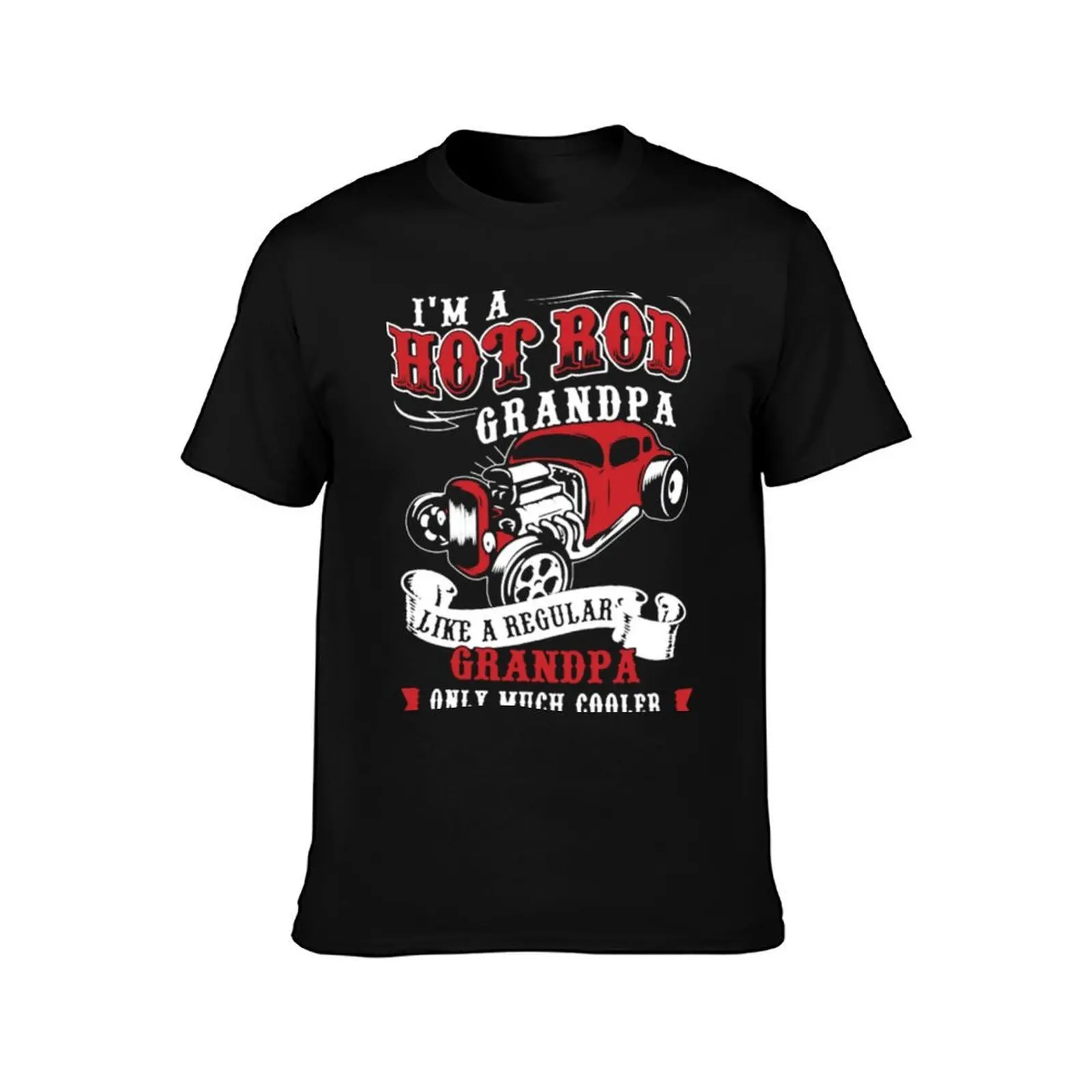 Фото Футболка Hot Rod Grandpa, дышащая, легкая, летняя, для мужчин №2