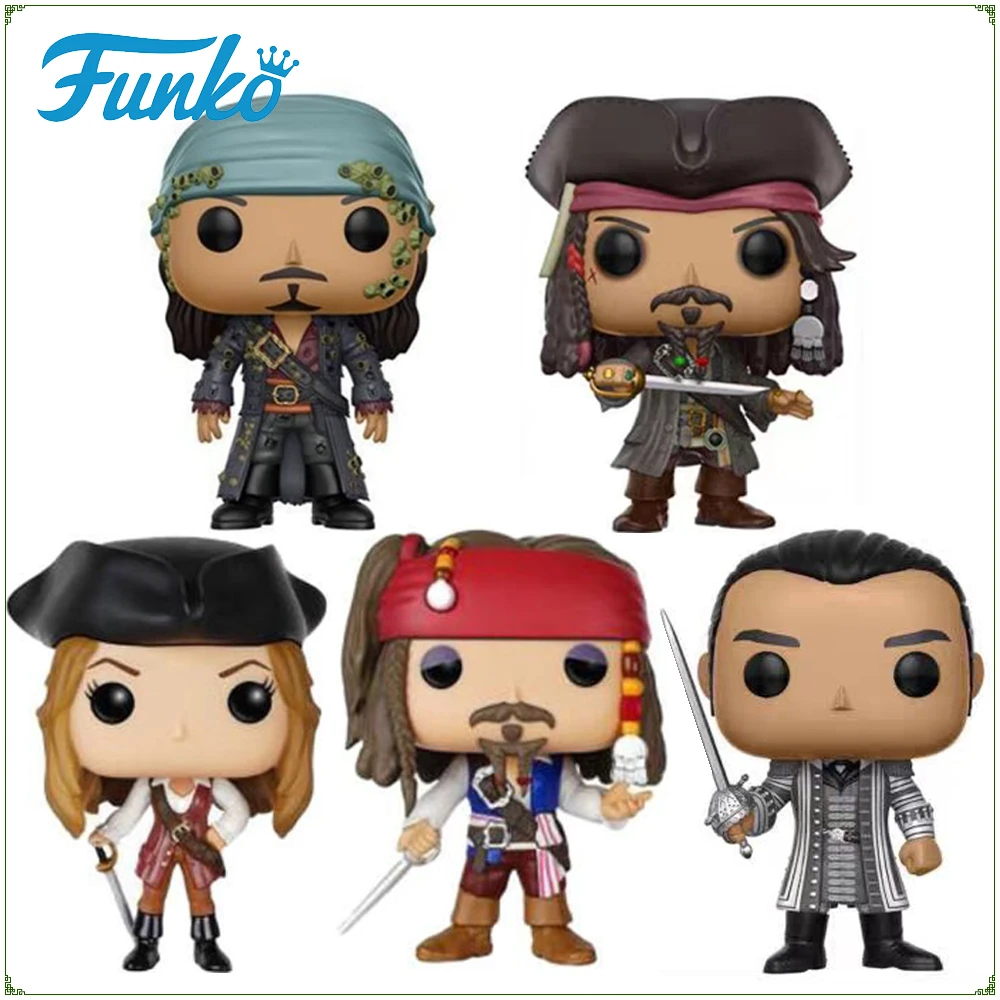 FUNKO POP Пираты Карибского моря Призрак воли Тернер Капитан Джек Воробь Элизабет