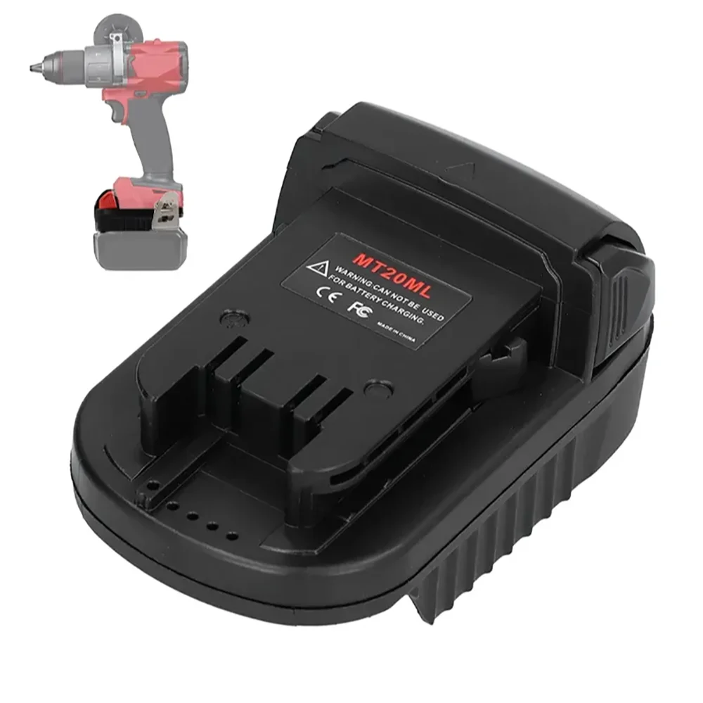 

Адаптер-конвертер MT20ML для Makita 18 В BL1830 BL1850, преобразованный в литий-ионный аккумулятор Milwaukee 18 В, беспроводной электроинструмент