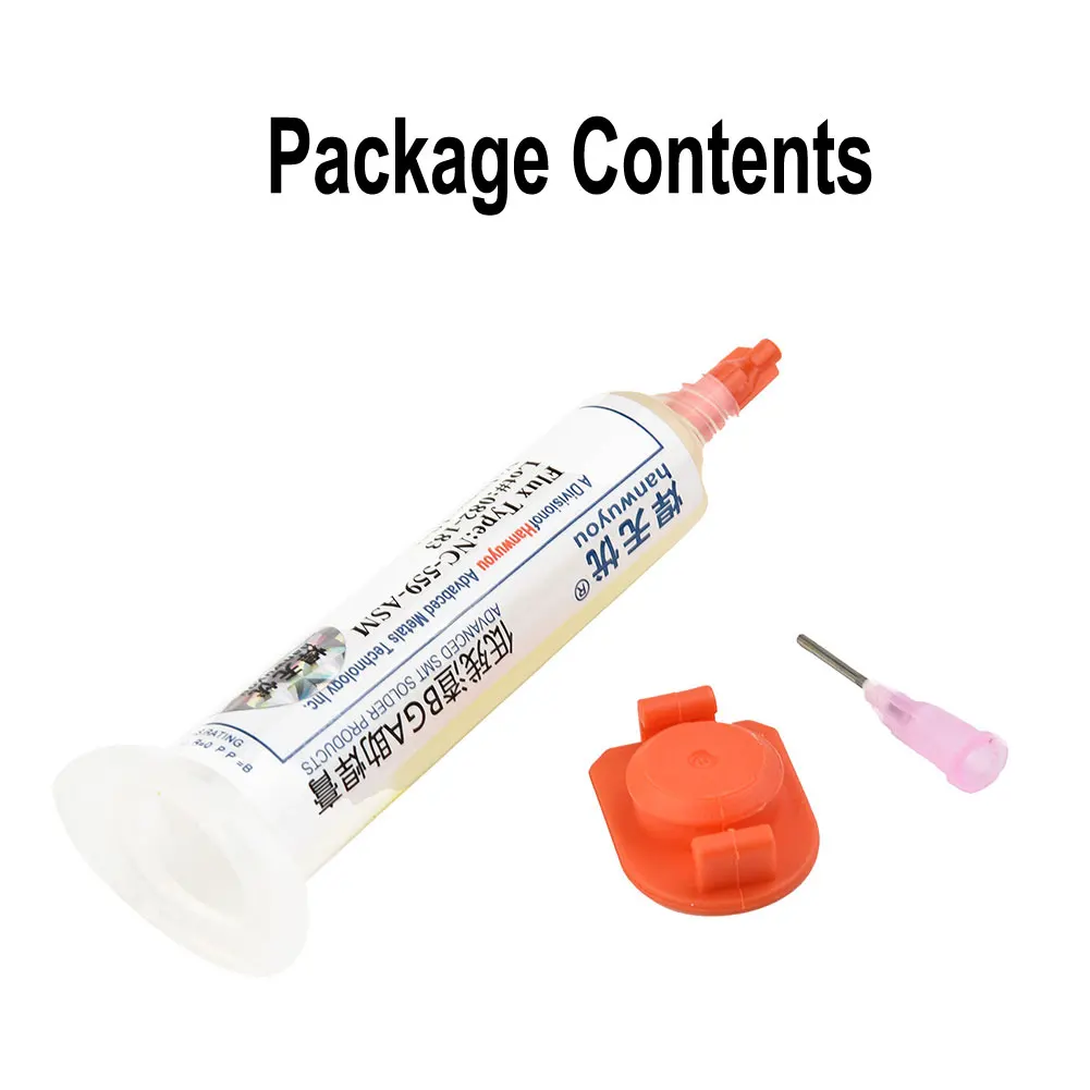 

NC-559-ASM BGA PCB No-Clean Solder Paste Welding Advanced Oil Flux Grease 10cc Soldering Repair Tool C0011 Welding Fluxes
