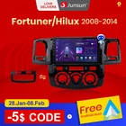 Junsun V1pro AI Voice For Toyota Fortuner Hilux 2008 - 2014 автомагнитола 2дин android Auto Аудио для авто GPS Track Carplay 2 din DVD