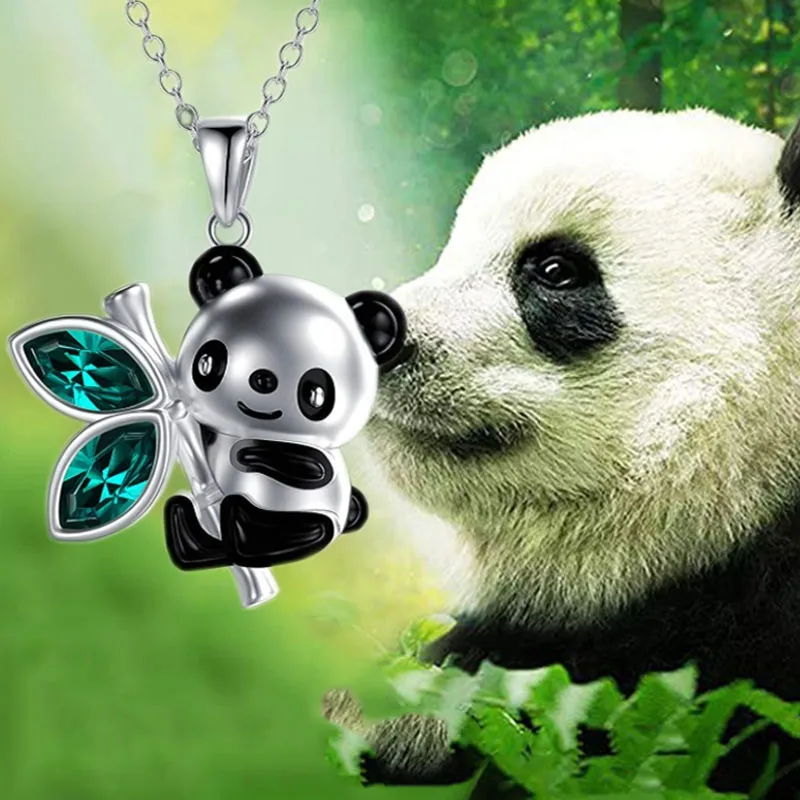 Personality Fashion Charm Ladies Pendant Jewelry Leisure Accessories Panda Necklace Send Girlfriend Birthday Gift