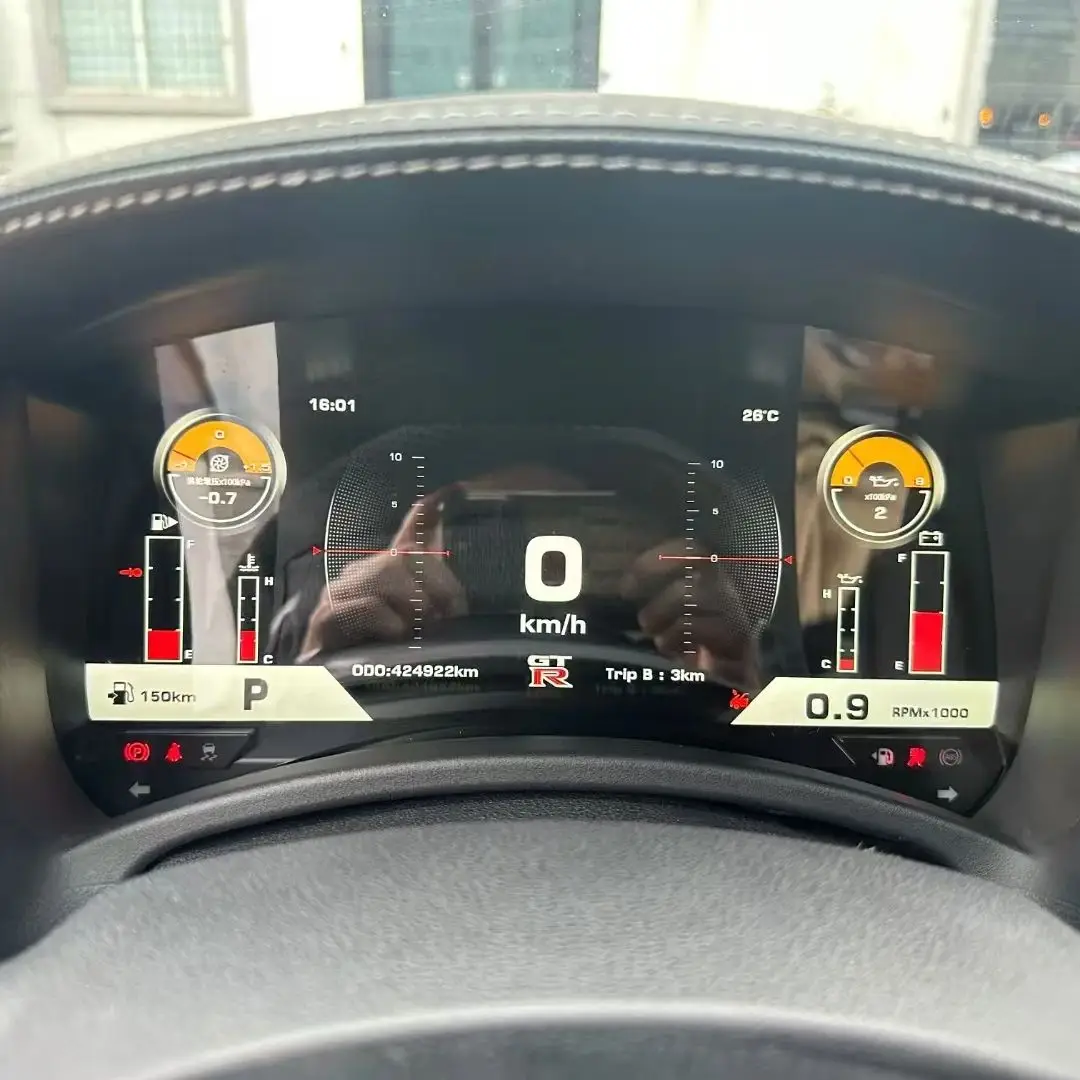 Фото Цифровая приборная панель 12,3 дюйма для Nissan GTR R35, автомобильный ЖК-спидометр, виртуальный кокпит №4