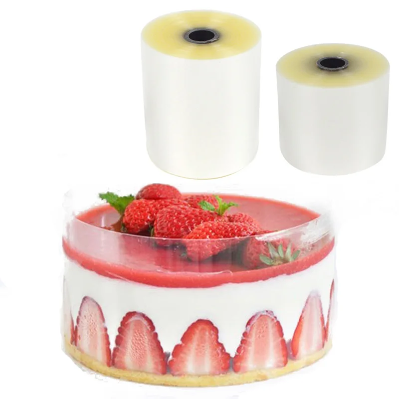 1 Roll Cake Surround Film Transparent Cake Collar Baking Accessories Kitchen Accessories Cake Tools for Mousse Chocolate Pastry