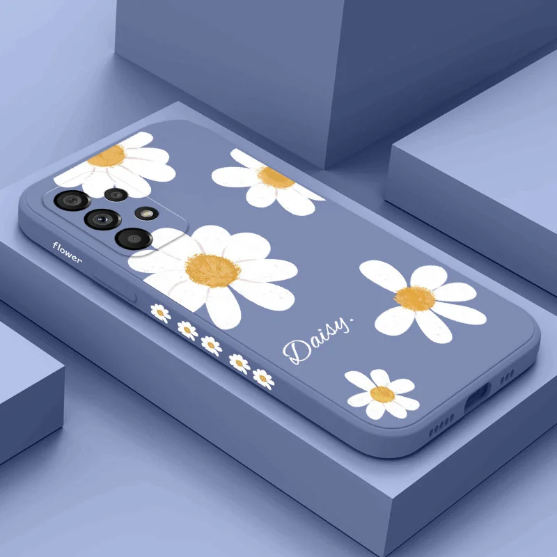 

Watercolor Daisies Case For Samsung A54 A34 A73 A53 A33 A24 A23 A14 A13 A03 A03S A04 A04S A72 A52 A52S A32 A22 A12 A71 A51 4G 5G