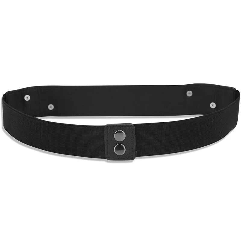 LANMREM корейские модные простые универсальные эластичный пояс металлический