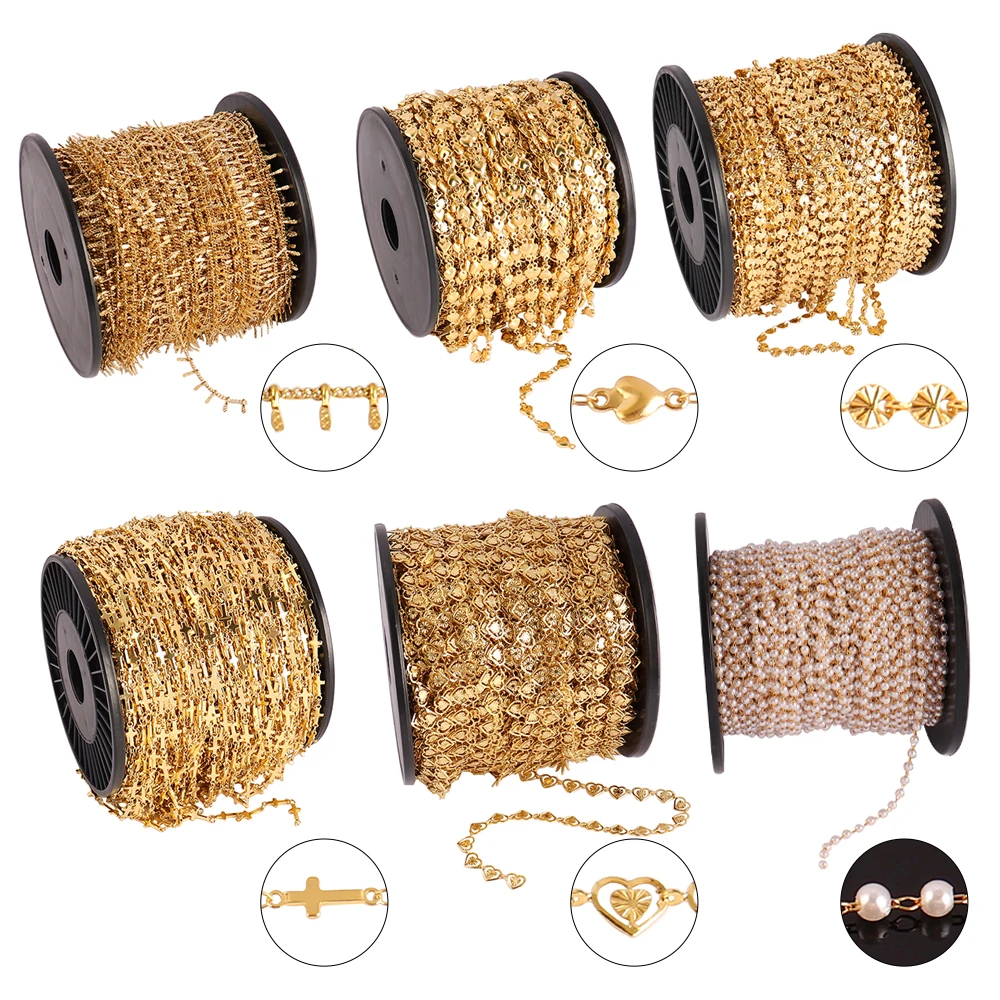 1 метр зажимы из нержавеющей стали украшения ручной работы сделай сам |