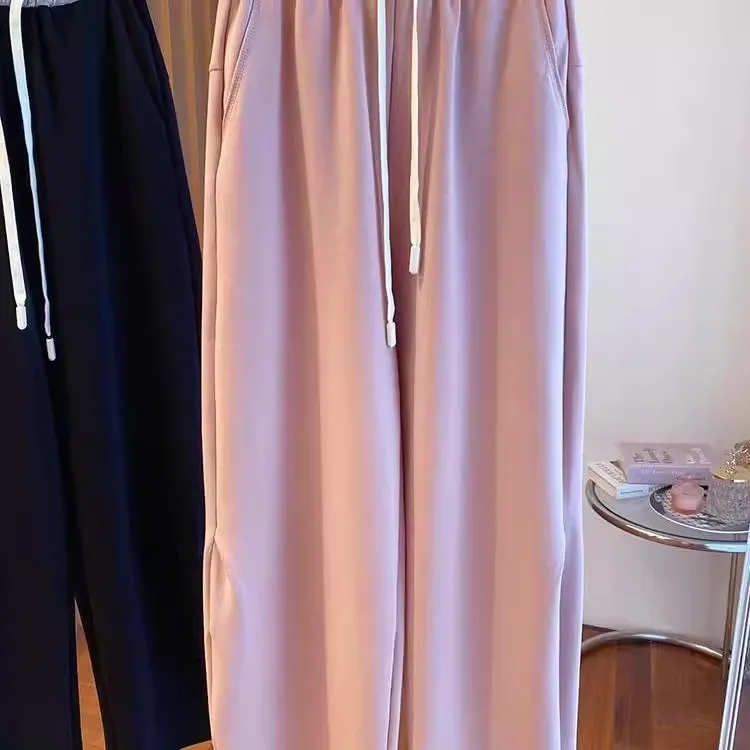 Мужские прямые спортивные брюки больших размеров для весны и осени средней