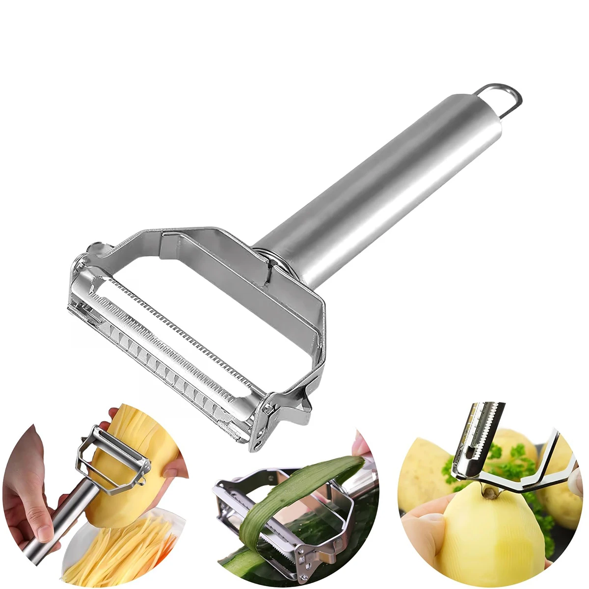 Машина для очистки 3 в 1 машина резки Джулианса картофеля овощей универсальная