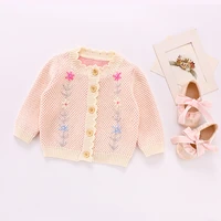 baby sweater newborn girls sweaters cardigans autumn toddler embroidery knitwear jackets childrens knitted coats