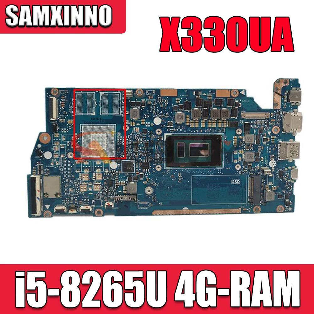 

Материнская плата для ноутбука Asus VivoBook S13 X330F S330FA S330FN S330F X330FN X330FD, материнская плата X330FA с i5-8265U CPU 4G RAM